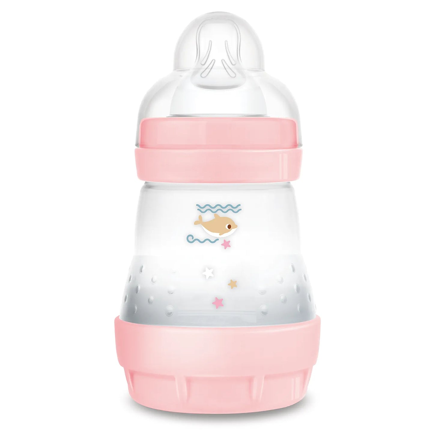 MAM Perfect Start Anti-Colic Butelka dla Niemowląt 160ml – Różowa Sealife Girl