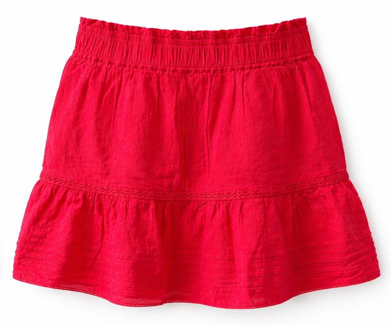 Spódniczka Mini Red Ruffle — Smashed Lemon