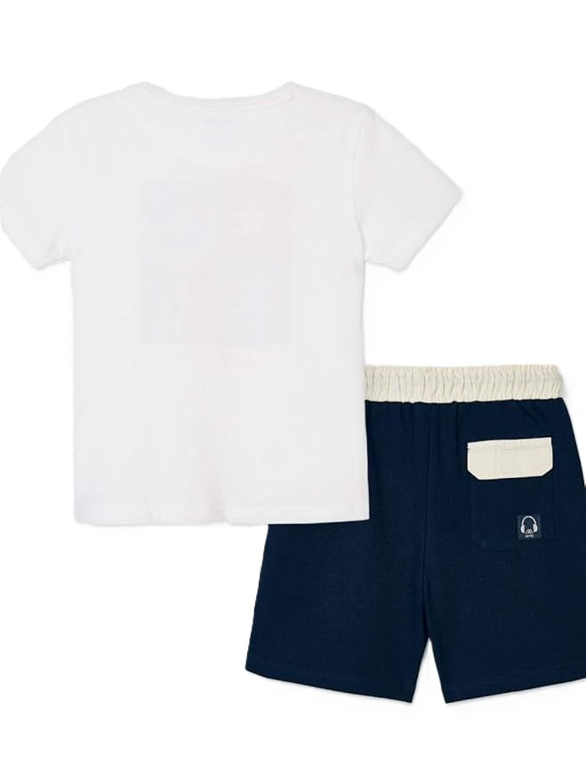 Komplet T-shirt + Spodenki „Sound On" Mayoral 3646