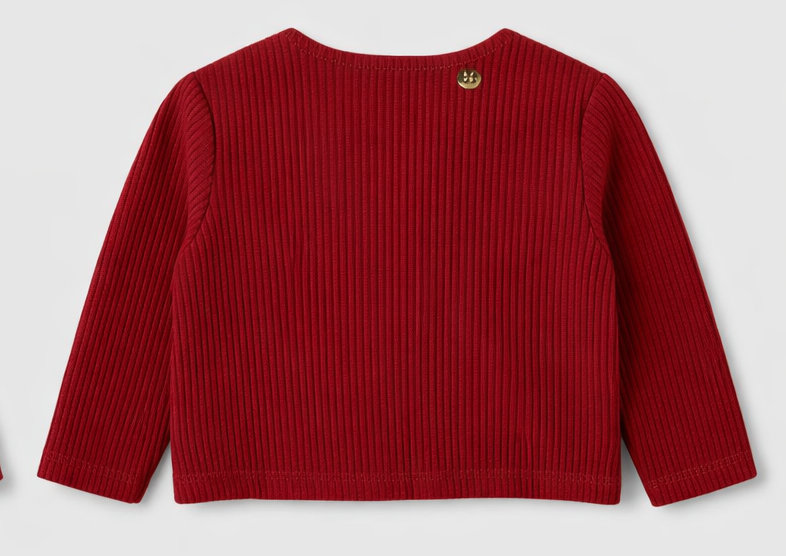 Red cardigan with heart for baby Mayoral 149