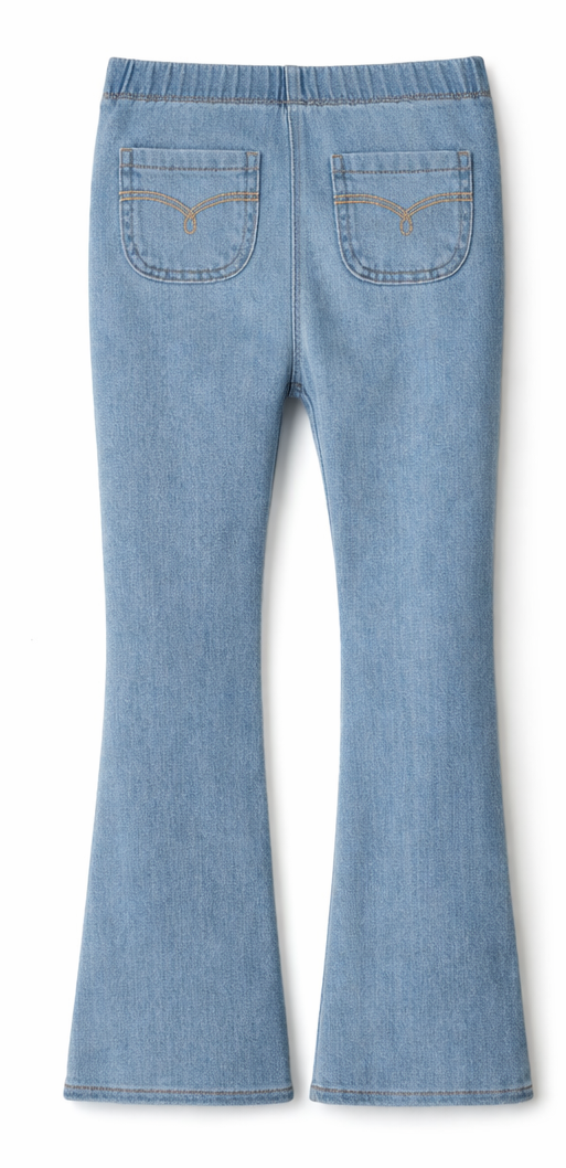 Spodnie dzwony dziewczęce – jasny denim Mayoral 3537