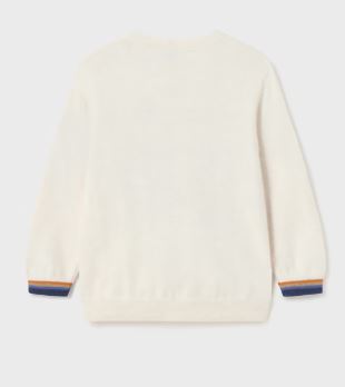 Sweter niemowlęcy ecru z wiewiórkami - Mayoral 2320