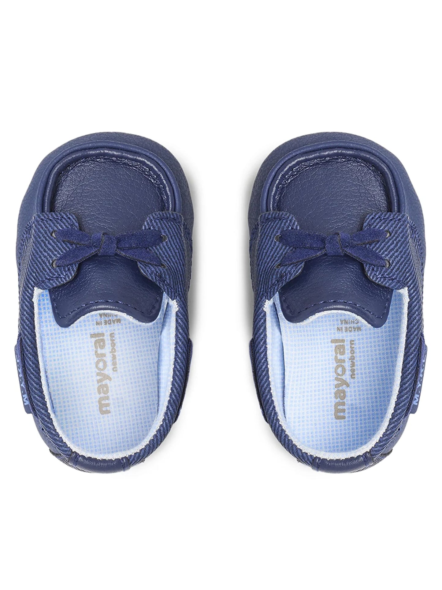 Niechodki niemowlęce – mokasyny granatowe styl boat shoe  Mayoral 9620