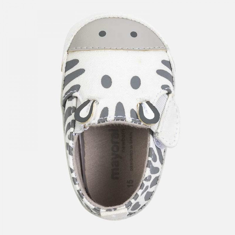 Buciki Niechodki Zebra Białe Mayoral 9273